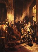 Alexandre Gabriel Decamps Christ at the Praetorium France oil painting reproduction